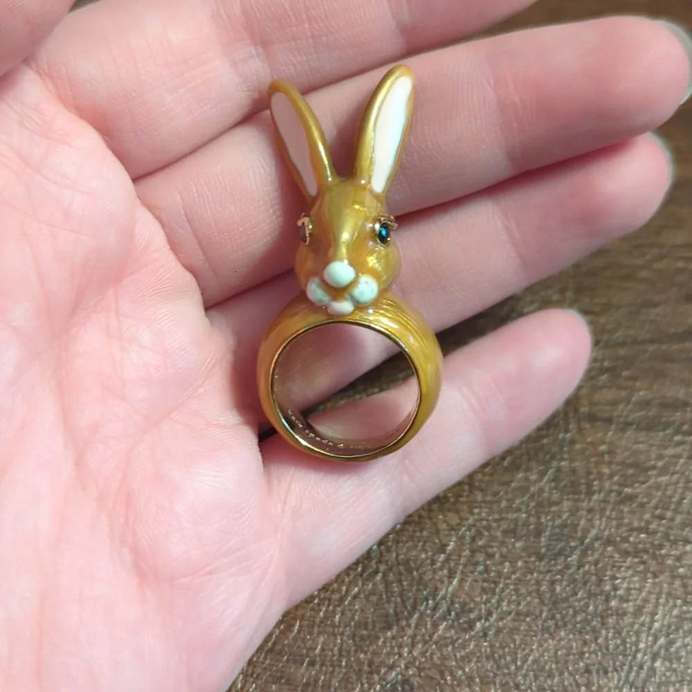 Kate Spade Golden Rabbit Ring - Picture 1 of 2